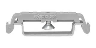 MOUNTING FOOT W/ SCREW, GRY, DIN-35 RAIL 0209-0123