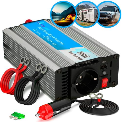 Extralink OPIP-300W | Voltage converter | 12V, 300W pure sine, EXTRALINK EX.18068 5903148918068