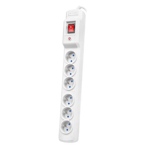 Armac Multi M6 | Power strip | anti-surge system, 6 sockets, 1,5m cable, gray, ARMAC MULTI M6 1.5M GRAY 5904722193147