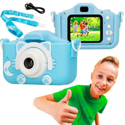 Extralink Kids Camera H27 Single Blue | Camera | 1080P 30fps, 2.0" screen, EXTRALINK EXTRALINK H27 SINGLE BLUE 5903148918679