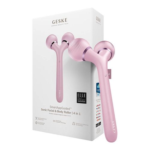 Sonic Facial & Body Roller 4in1 Geske with APP (pink), Geske GK000041PK01