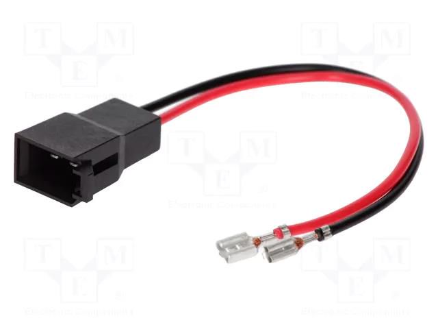 Loudspeaker connector adapter; Opel,Renault,Seat,Vauxhall,VW 4CARMEDIA ZRS-AG-2