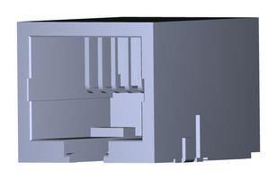 RJ11 CONNECTOR, JACK, 6P6C, 1PORT, CAT3 44144-0005