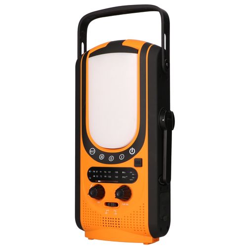 Extralink | Solar emergency radio with hand crank | dynamo, powerbank, 6000mAh, with SOS flashlight, EXTRALINK EX.31254 5905090331254