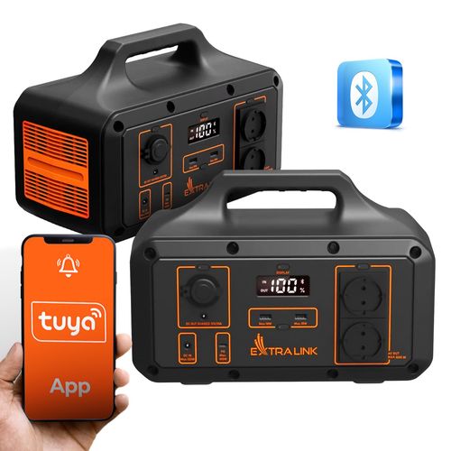 Extralink Power Ranger EPS-S500S Jackery, Bluetti, Ecoflow replacement | Power Station | 510.6Wh, Li-Ion, Tuya, EXTRALINK EX.31322 5905090331322