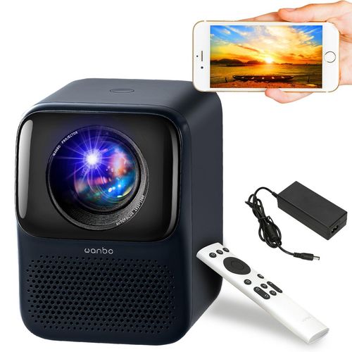 Wanbo T2 Max New Dark Blue | Projector | Full HD, 1080p, WiFi, 1x HDMI, 1x USB, WANBO WANBO T2 MAX NEW BLUE 6970885350351