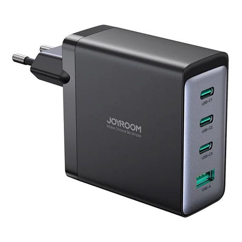 Wall charger JOYROOM  GaN JR-TCG04EU 100W 3C1A + Cable 1.2m, Joyroom JR-TCG04