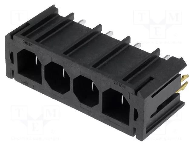 Connector: wire-board; SABRE; socket; male; PIN: 4; tinned; 18A; THT MOLEX MX-43160-2104