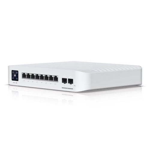 Ubiquiti USW-Pro-8-PoE | Switch | 8x RJ45 1000Mb/s, PoE++, SFP+ uplink, 120W, UBIQUITI USW-PRO-8-POE-EU 0810084692691