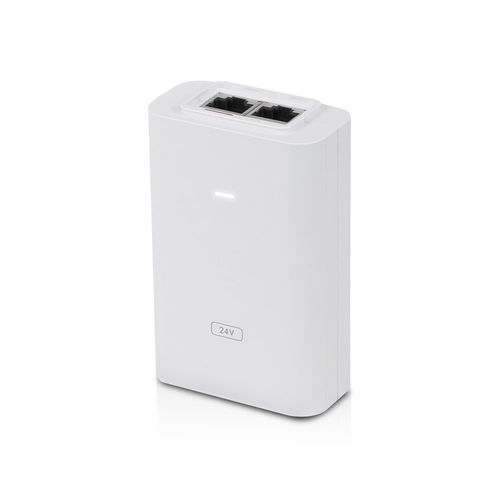 Ubiquiti POE-24-24W-G-WH | PoE Adapter | 24V, 1A, 24W, Gigabit, UBIQUITI POE-24-24W-G-WH-EU 0817882022545