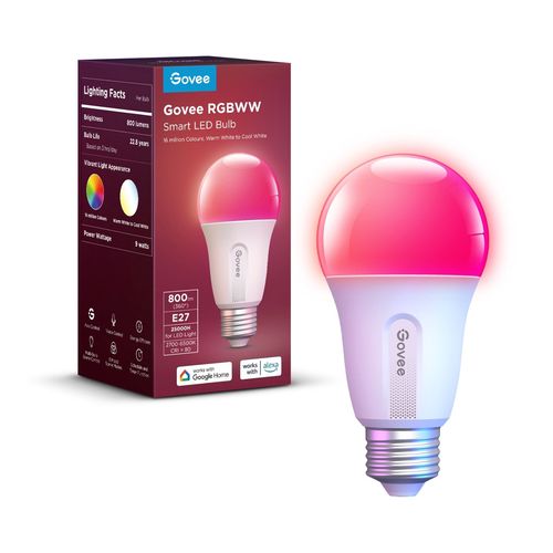 GOVEE H6004 WIFI & BLUETOOTH SMART LIGHT BULB 800LM, GOVEE H6004CC1 6974316999034