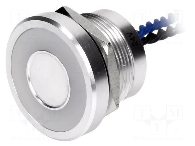 Switch: piezoelectric; Pos: 2; SPST-NO; 0.2A/24VAC; 0.2A/24VDC ONPOW PS225P10Y01B24VL