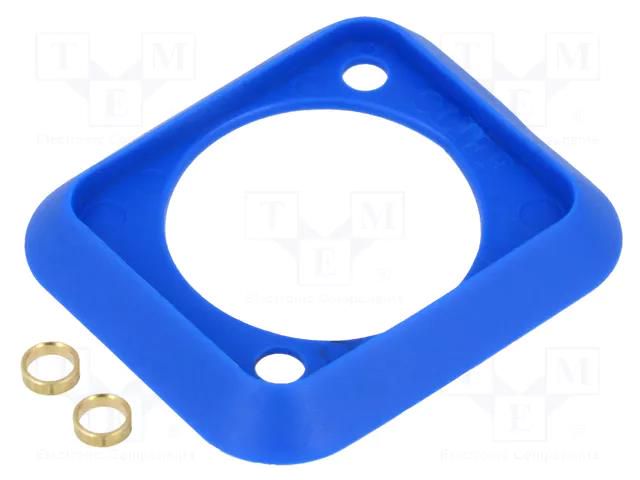 Socket gasket; blue; XLR standard; 19x24mm; FT CLIFF CP299908