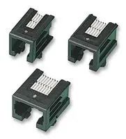 CONNECTOR, RJ25, JACK, 1PORT, 6P6C 215876-1