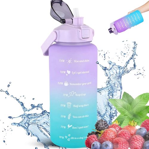 Extralink | Motivational Bottle | water bottle, 2000ml, purple-blue, BUT-992, EXTRALINK EX.36479 5906168636479