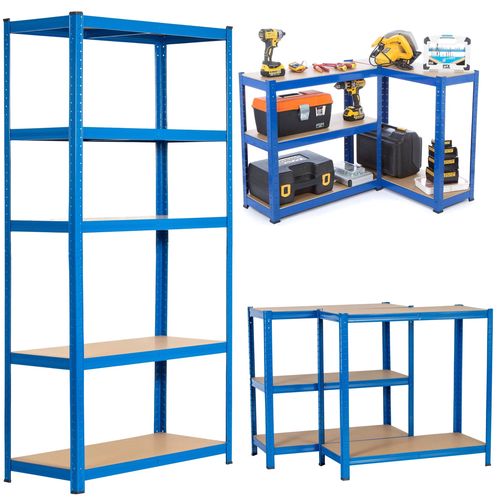 EXTRALINK REGAŁ MAGAZYNOWY METALOWY 180x90x40 NIEBIESKI, EXTRALINK EX.36790 5906168636790