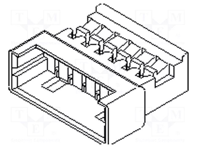 Connector: wire-wire; plug; male; PIN: 6; PicoBlade™; for cable MOLEX MX-51047-0600