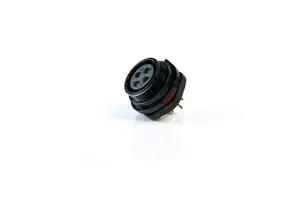 CIRCULAR CONNECTOR, 4POS, RCPT, SOLDER MP002612