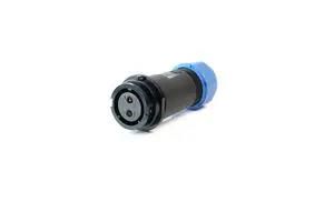 CIRCULAR CONNECTOR, 2POS, RCPT, SCREW MP002691