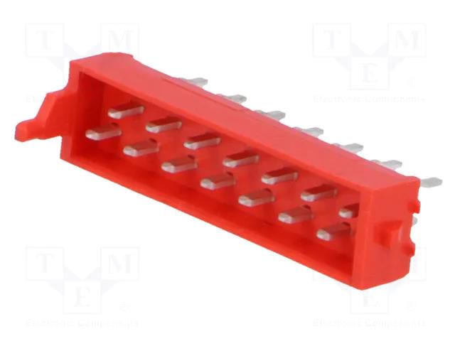 Connector: Micro-MaTch; socket; male; PIN: 14; 1.5A; straight; THT TE Connectivity AMP-8-215464-4