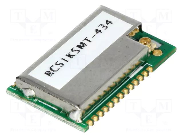 Module: RF; 434MHz; -112dBm; 2.2÷3.6VDC; 20dBm; SMD; 15x23.5mm RADIOCONTROLLI RCS1KSMT-434