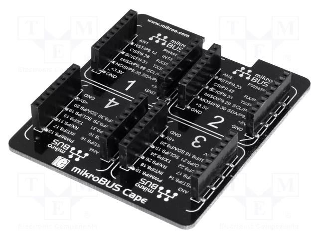 Expander; prototype board; Add-on connectors: 4; 256kbEEPROM MIKROE MIKROE-1857