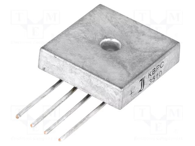 Bridge rectifier: single-phase; Urmax: 1kV; If: 35A; Ifsm: 375A DIOTEC SEMICONDUCTOR KBPC3510I-DIO