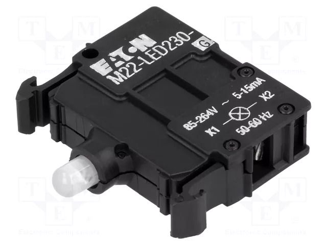 Illuminating unit; 22mm; RMQ-Titan; Illumin: LED; front; 85÷264VAC EATON ELECTRIC M22-LED230-G
