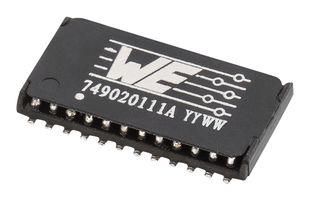 XFMR, 10/100/1000 BASE-T, 1 PORT, SMD 749020111A