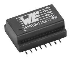 XFMR, 10/100 BASE-T, 1 PORT, SMD 7490100161A