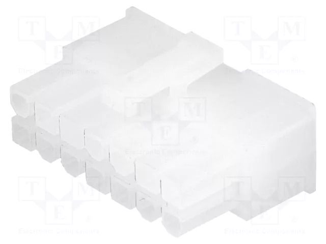 Connector: wire-wire/PCB; plug; female; PIN: 14; Mini-Fit Jr; 600V MOLEX MX-5557-14R