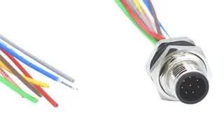 SENSOR CORD, M12 PLUG-FREE END, 304.8MM MPM12A08I12AR03