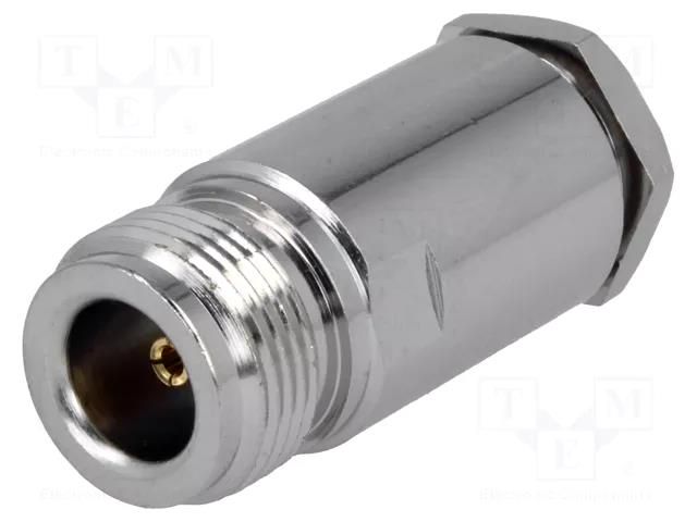 Connector: N; plug; female; straight; soldering,clamp; for cable YIZN Jiangsu Tengyu Electronics co. NC-100-T