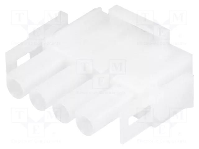 Connector: wire-wire; plug; male/female; PIN: 4; NLS; 600V; 6.35mm NINIGI NLSW-1X4