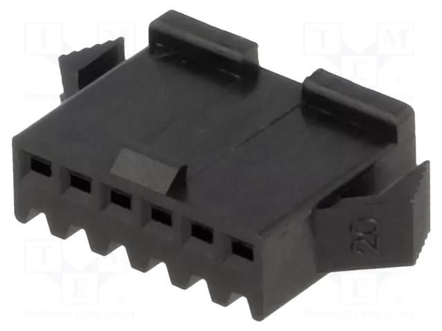 Connector: wire-wire; plug; female; NPP; 2.5mm; PIN: 6; w/o contacts NINIGI NPPW-06