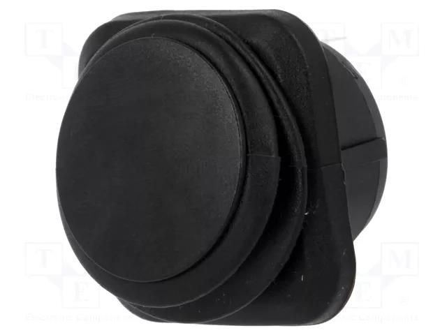 ROCKER; SPST; Pos: 2; ON-OFF; 10A/250VAC; 25A/12VDC; black; IP65 SCI R13203A8402