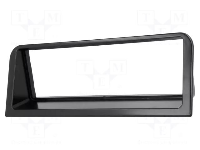 Radio frame; Peugeot; 1 DIN; black 4CARMEDIA RAM-40.086