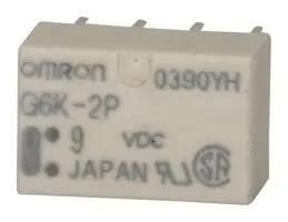 SIGNAL RELAY, DPDT, 9VDC, 1A, TH G6K-2P  DC9
