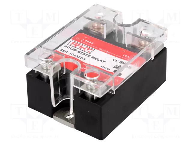 Relay: solid state; Ucntrl: 4÷32VDC; 10A; 44÷440VAC; SSR-Z; 1-phase QLT POWER SSR-1048ZD3