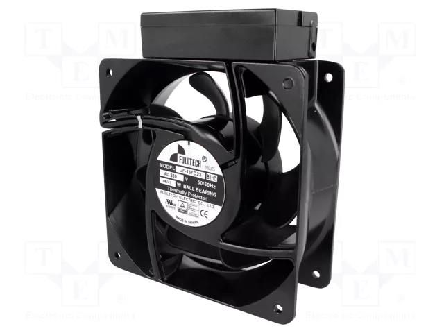 Fan: AC; axial; 230VAC; 160x160x62mm; 377.4m3/h; 52dBA; ball FULLTECH UF16FC23-H