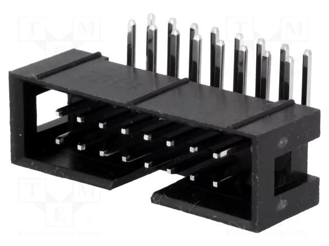 Connector: IDC; socket; male; PIN: 16; angled 90°; THT; 2.54mm; 2x8 CONNFLY ZL231-16KG