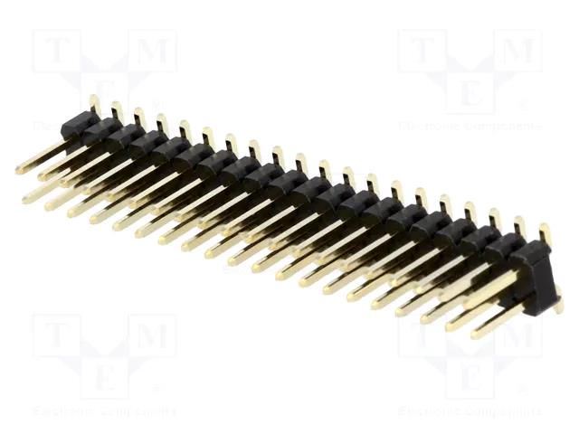 Connector: pin strips; pin header; male; PIN: 40; vertical; 1A; SMT NINIGI ZL301-2X20P