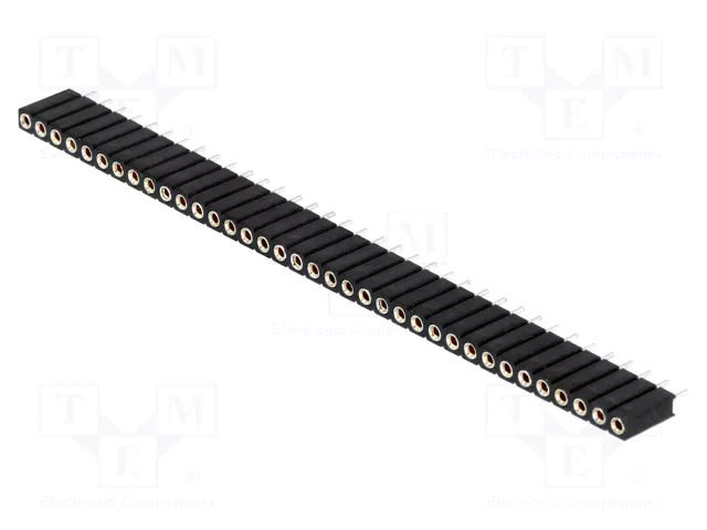 Connector: pin strips; socket; female; PIN: 36; THT; straight; 1x36 CONNFLY ZL307-1X36