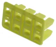 DOUBLE LOCK PLATE, PBT, YELLOW 174983-7