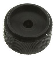 STRAIGHT KNURLED KNOB, ALU, BLK, 31.8MM KLN1250B1/4..