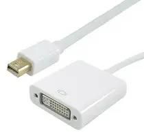 MINI DP PLUG TO DVI SOCKET ADAPTOR, WHT 2409EMD