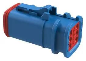 AUTOMOTIVE HOUSING, PLUG, 6POS, BLUE AT06-6S-OMBLU