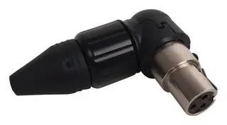 CONNECTOR, MINI XLR, PLUG, 3POS, CABLE TARA3FX