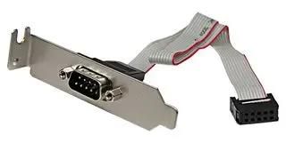 HEADER, 9P SERIAL-10P IDC MOTHERBOARD LP PLATE9MLP