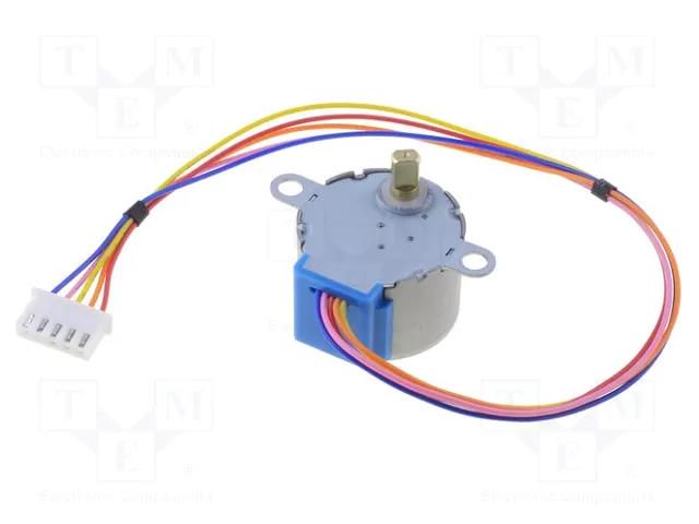 Stepper motor; PIN: 5; 5VDC; Leads: leads with plug MIKROE MIKROE-1530